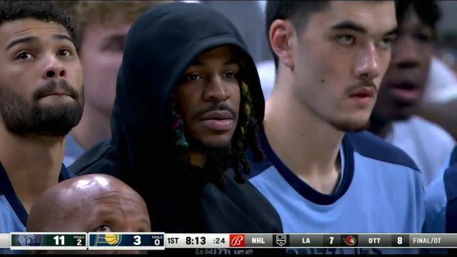 【2024年10月15日】灰熊vs步行者第1节英文原声录像回放