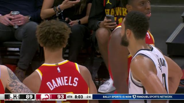 【2024年10月24日】NBA常规赛：篮网vs老鹰英文原声全场录像回放