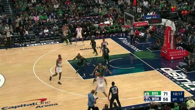 【2024年10月25日】NBA常规赛：凯尔特人vs奇才第3节中文解说录像回放