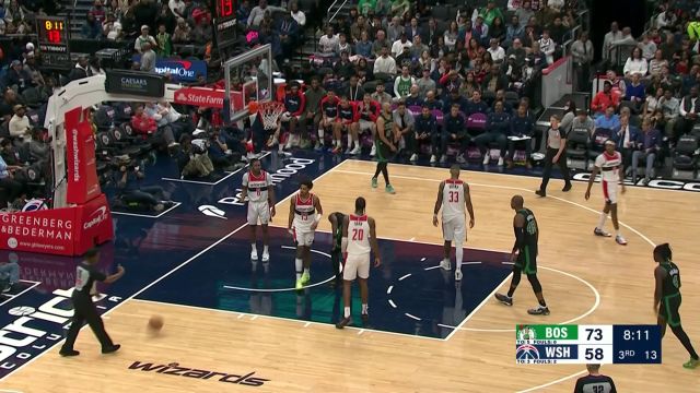 【2024年10月25日 凯尔特人vs奇才集锦】凯尔特人122-102奇才 绿军20分大胜奇才取得两连胜