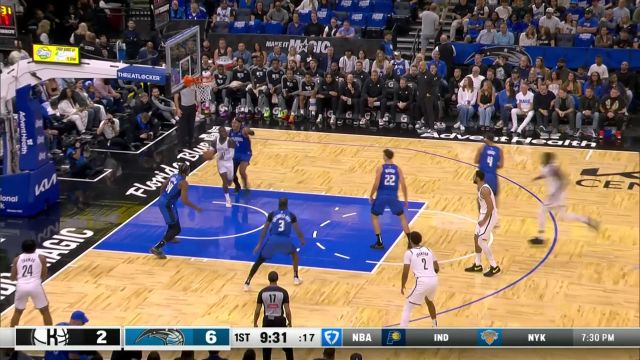 【2024年10月26日 篮网vs魔术集锦】展示射手本能！波普底角命中魔术生涯首记三分球