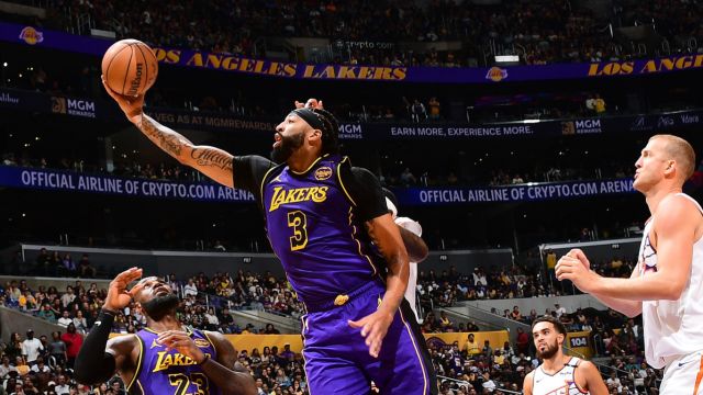 【2024年10月26日 太阳vs湖人集锦】戴维斯vs太阳集锦 全场35+8+4全能表现率队射落太阳