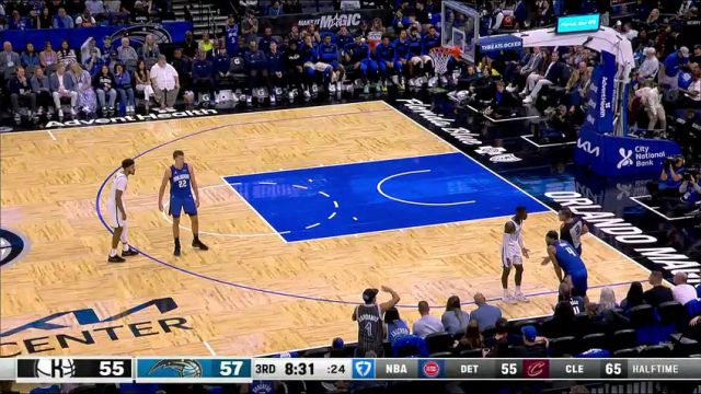 【2024年10月26日】NBA常规赛：篮网vs魔术第3节中文解说录像回放