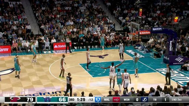 【2024年10月27日】NBA常规赛：热火vs黄蜂第3节英文原声录像回放