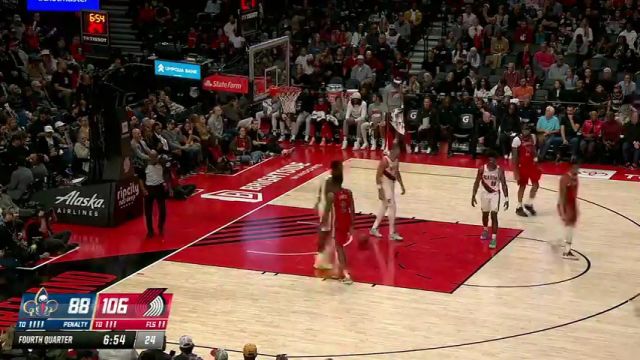 【2024年10月28日】NBA常规赛：鹈鹕vs开拓者英文原声全场录像回放