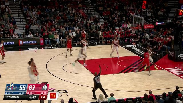 【2024年10月28日 鹈鹕vs开拓者集锦】可惜根本不解渴 麦科勒姆撤步三分洞穿球网