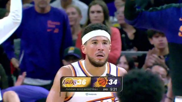 【2024年10月29日 湖人vs太阳集锦】太阳逐渐升起！布克迎着八村命中超不讲理三分