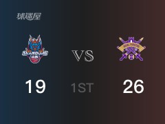 CBA常规赛：首节战罢，北控以26- 19领先山东，萨林杰9分7篮板