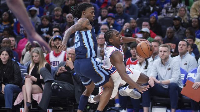 【2024年11月03日 灰熊vs76人集锦】灰熊124-107费城灰熊多点开花七人得分上双战胜对手