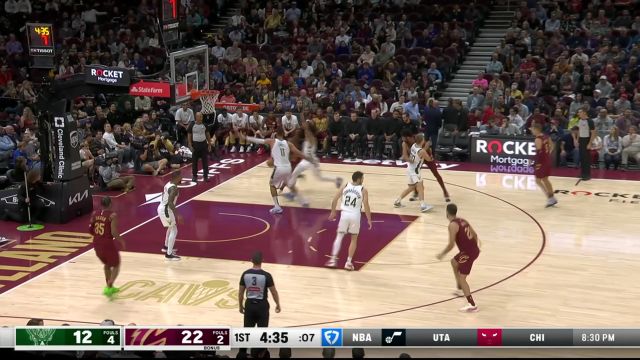 【2024年11月05日 雄鹿vs骑士集锦】主场就该秀起操作！加兰强突篮下潇洒转身上篮戏耍杰克逊