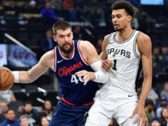 NBA常规赛：马刺vs快船全场比赛回放（11月5日）文班24+13+9帽