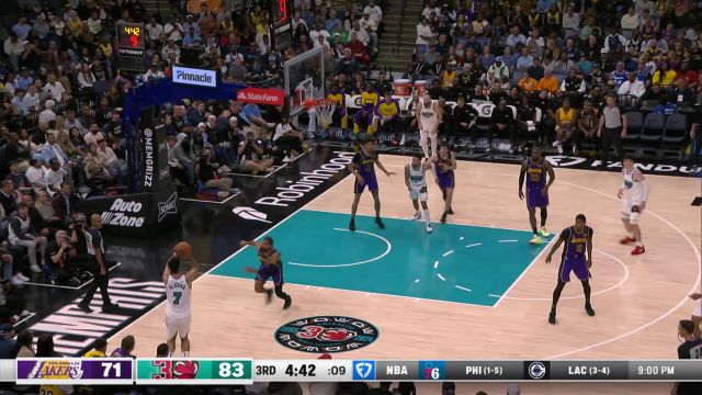 【2024年11月07日 湖人vs灰熊集锦】湖人114-131灰熊 灰熊多点开花主场大胜湖人