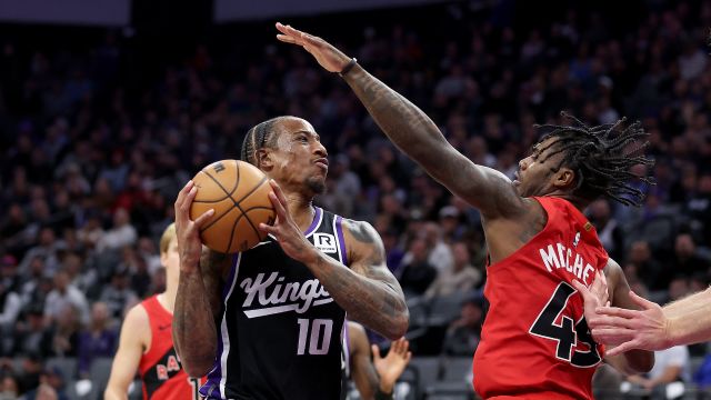 【2024年11月07日 猛龙vs国王集锦】猛龙107-122国王 国王6人得分上双成功捍卫主场