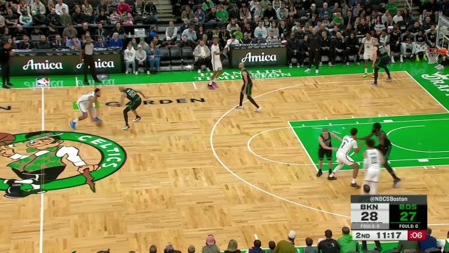 【2024年11月09日 篮网vs凯尔特人集锦】不仅仅是个射手 卡梅隆-约翰逊强突内线搅得天翻地覆