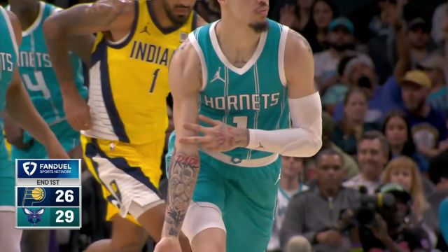 【2024年11月09日 步行者vs黄蜂集锦】玩的就是潇洒！鲍尔晃开贾雷斯-沃克三分直接投进