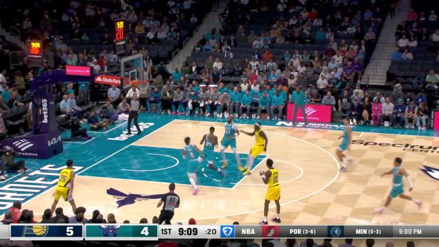 【2024年11月09日 步行者vs黄蜂集锦】丝毫不犹豫！鲍尔外线接球就投三分稳稳命中