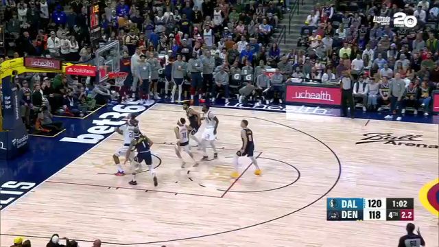 【2024年11月11日】独行侠vs掘金第4节中文解说录像回放