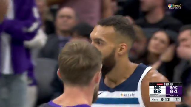 【2024年11月16日】NBA杯小组赛：森林狼vs国王第4节英文原声录像回放