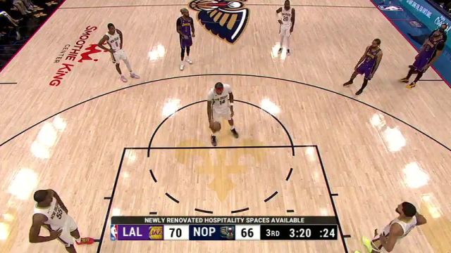 【2024年11月17日】湖人vs鹈鹕第3节英文原声录像回放