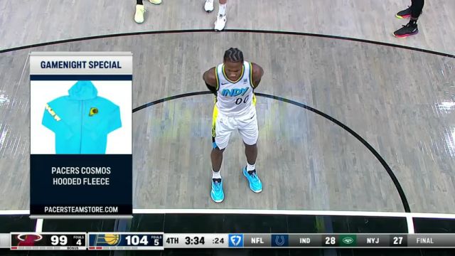 【2024年11月18日】热火vs步行者第4节英文原声录像回放