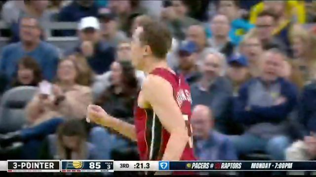 【2024年11月18日 热火vs步行者集锦】外线手感持续在线！邓罗猛挂五档漂移三分洞穿球网