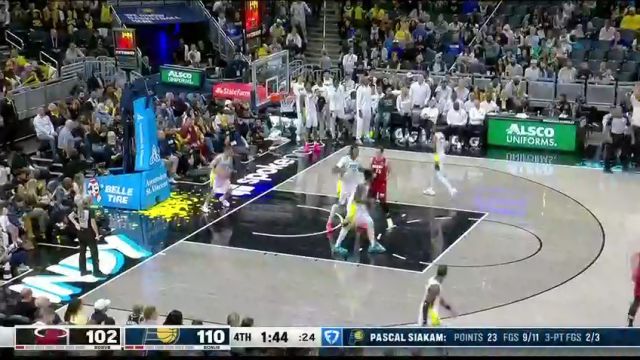 【2024年11月18日 热火vs步行者集锦】追至仅剩四分！希罗来球就扔大心脏三分一个接一个