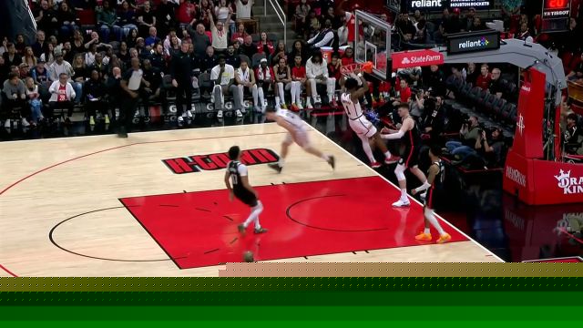 【2024年11月24日 开拓者vs火箭集锦】土耳其魔术师！申京眼疾手快完成抢断背传阿门-汤普森吃饼暴扣