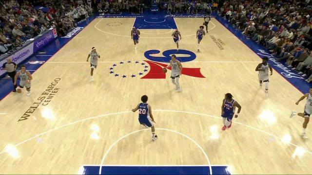 【2024年12月05日 魔术vs76人集锦】瓦格纳快攻上篮偏出 艾萨克横空出世双手补扣轰筐