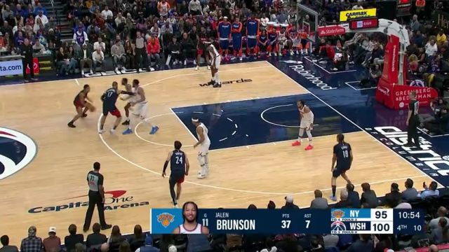 【2024年12月29日】NBA常规赛：尼克斯vs奇才第4节中文解说录像回放