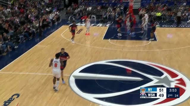 【2024年12月29日 尼克斯vs奇才集锦】为球队续上火力！凯肖恩-乔治外线三分帮助球队反超比分