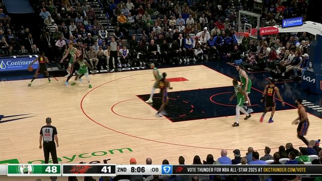 【2025年01月06日 凯尔特人vs雷霆集锦】个人强解能力毋庸置疑 杰伦-威廉姆斯急停中投稳稳命中