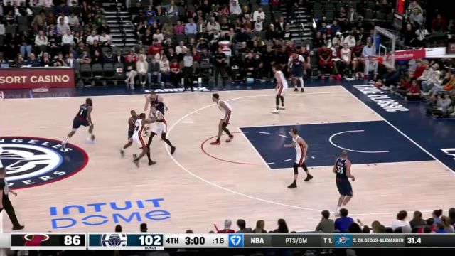 【2025年01月14日 热火vs快船集锦】写意轻松！哈登借挡拆一步自信出手 三分再中彻底拉开分差