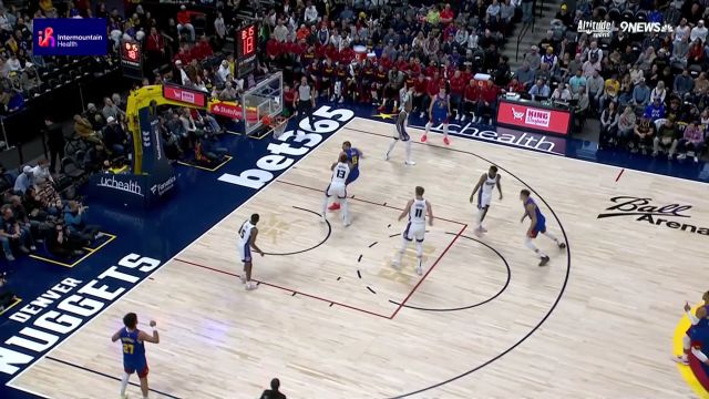 【2025年01月24日 国王vs掘金集锦】传球总能玩出新花样！约基奇内线硬凿吸引防守妙传篮下的波特轻松吃饼