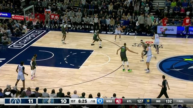 【2025年02月02日 奇才vs森林狼集锦】扛着大旗往里冲！乔治大踏步顶开防守强硬上篮打成2+1