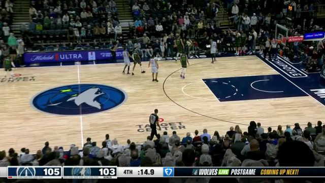 【2025年02月02日】奇才vs森林狼第4节英文原声录像回放