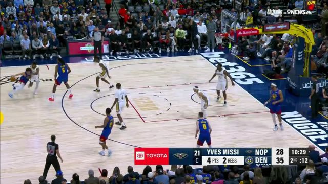 【2025年02月04日】鹈鹕vs掘金第2节英文原声录像回放