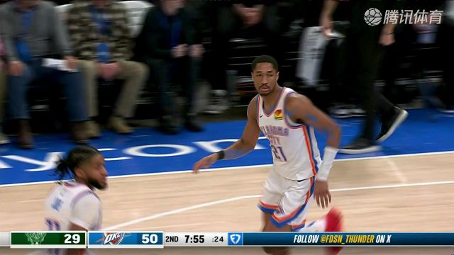 【2025年02月04日】2024/25赛季NBA常规赛：雄鹿 VS 雷霆 全场录像回放