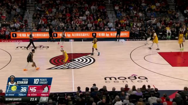 【2025年02月05日】NBA常规赛：步行者vs开拓者英文原声全场录像回放