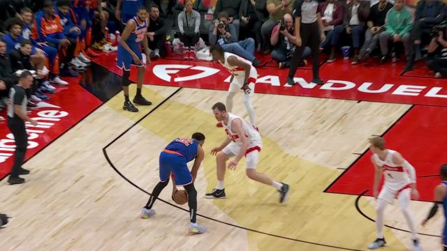 【2025年02月05日 尼克斯vs猛龙集锦】突然开始发力！尼克斯一波12-0超级进攻波直接拉开分差