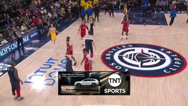 【2025年02月05日】NBA常规赛：湖人vs快船第1节英文原声录像回放