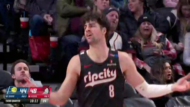 【2025年02月05日】NBA常规赛：步行者vs开拓者第3节中文解说录像回放