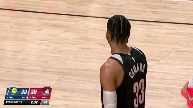 【2025年02月05日】NBA常规赛：步行者vs开拓者第2节英文原声录像回放