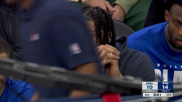 【2025年02月05日 独行侠vs76人集锦】期待两位新援表现！克里斯蒂两罚中1拿到独行侠生涯首分镜头给到浓眉