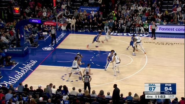 【2025年02月05日 独行侠vs76人集锦】默契连线！欧文妙传挡拆顺下的加福德双手重扣