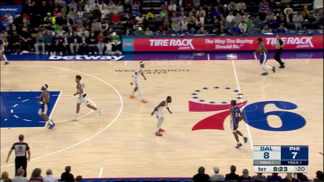 【2025年02月05日 独行侠vs76人集锦】展示柔和手感！恩比德迎着加福德防守中距离跳投打成2+1