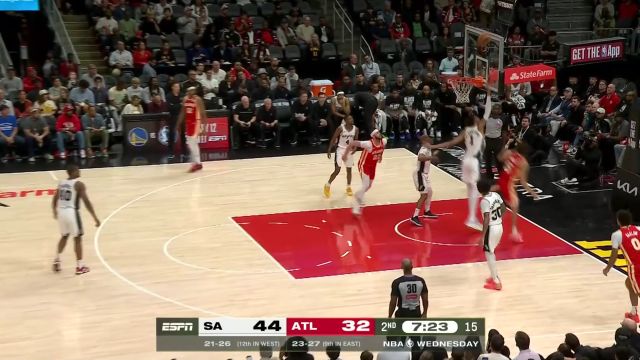 【2025年02月06日 马刺vs老鹰集锦】圣城再次有了属于自己的跑车 福克斯急速反击上篮风驰电掣