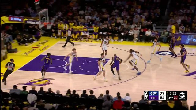 【2025年02月07日 勇士vs湖人集锦】勇士112-120湖人 詹姆斯42分湖人顶住反扑主场战胜勇士