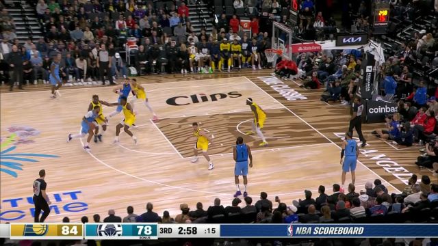 【2025年02月07日 步行者vs快船集锦】稳定输出！科费底角空位三分命中紧咬比分