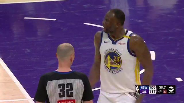 【2025年02月07日 勇士vs湖人集锦】这么好的脾气也能被点燃！库里罕见发怒追梦不满裁判判罚暴跳如雷