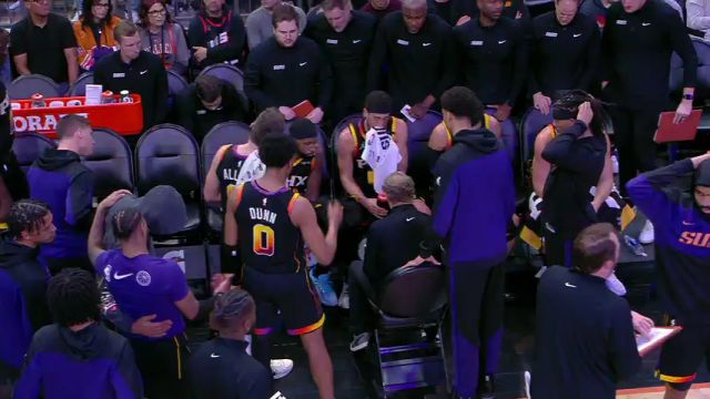 【2025年02月08日】爵士vs太阳第4节英文原声录像回放